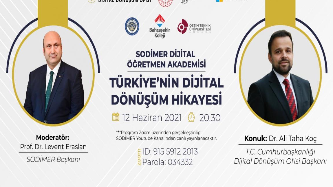 SODİMER Dijital Öğretmen Akademisi Türkiye'nin Dijital Dönüşüm Hikayesi